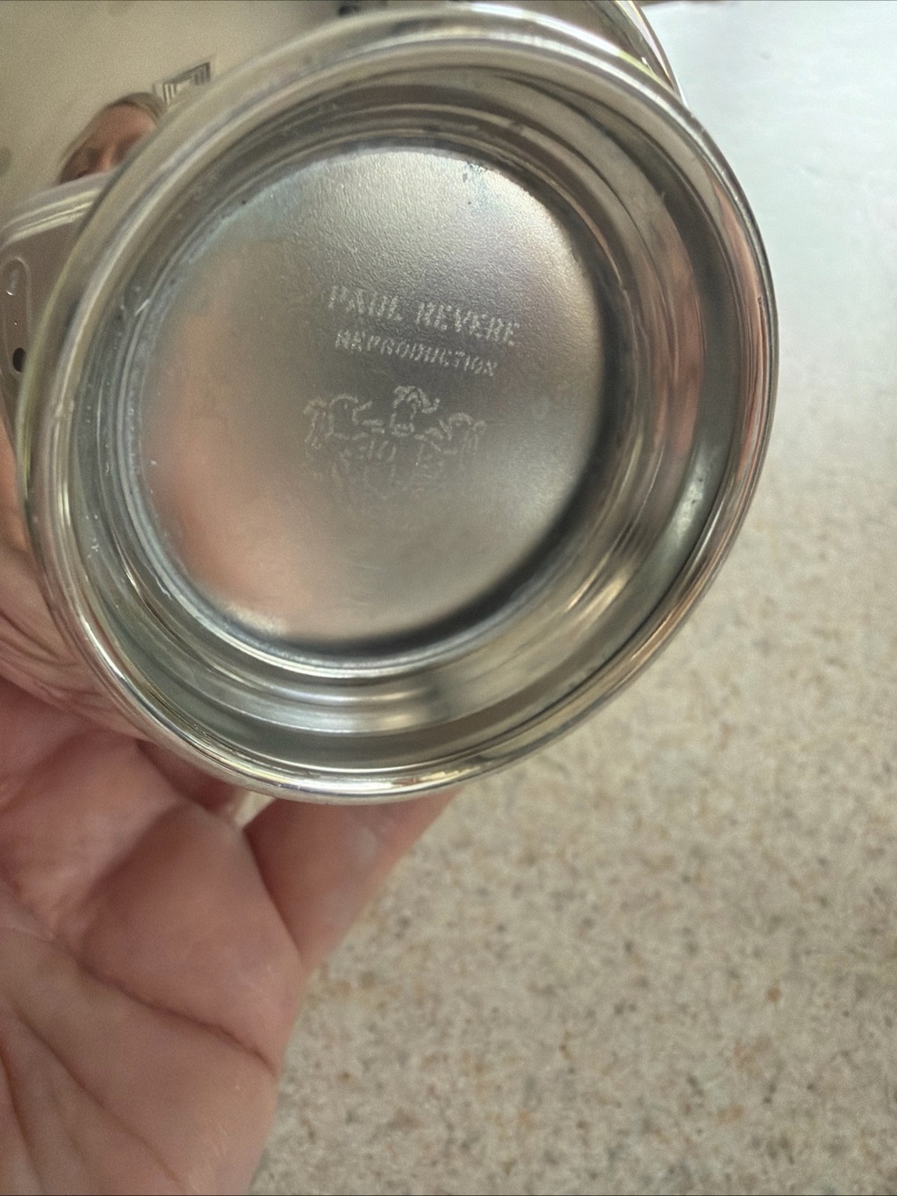 Vintage Silver Plate Paul Revere Serving Bowl small 3.78 inches - Picture 4 of 11